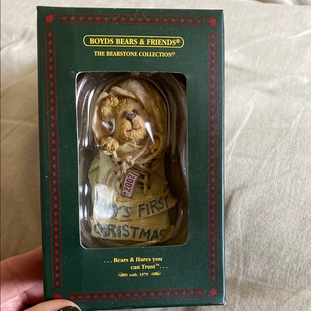 Christmas Bear Figurine